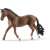 Schleich Trakehner horse figurine, brown with black mane and tail, walking pose