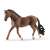 Schleich Trakehner horse figurine, brown with black mane and tail, walking pose