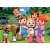 Puzzle maxi Cocomelon, 24 piese, dublu față, cu personajele din Cocomelon