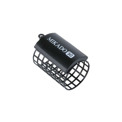 Mikado Kerek Feeder 10g, fekete fém rácsos horgász etetőkosár pontyhorgászathoz, tartós és deformációmentes - Method és feeder kosár