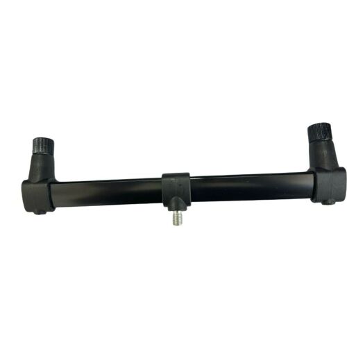 2-es Rod Buzz Bar, fekete, kétbotos tartó, standard menet, horgászbot tartó, 25 cm távolság - Bot kereszttartó