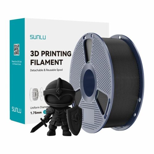 Sunlu filament PLA+ szál (fekete) 173879240 - 3D nyomtató kellékanyag