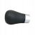 ST Parts BMW 6 fokozatú váltógomb oldalnézete, fekete PU bőr matt ezüst króm gyűrűvel, kompatibilis BMW F12 F13 E84 E83 E53 E90 modellekkel