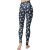 Női Leggings Magas Derék Sportos Alkalmi Mintás Kék S-L, hátulnézet, macska mintával
