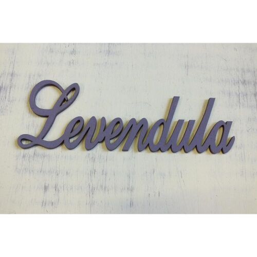 Fa Levendula lila fa levendula felirat 