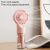 Techsuit G10 kézi ventilátor, párásító, 4 fokozat, USB – fehér 172551663