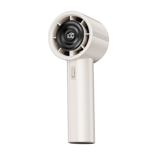 Techsuit - Mini kézi ventilátor CT-111, 10 W, állítható, kijelző, fehér 172554533 - Ventilátor