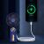 Techsuit Z8 mini kézi ventilátor LED-kijelzővel, USB-C-vel, bézs 172555609