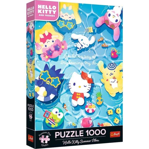Puzzle 1000 Hello Kitty Nyári Pihenés TREFL 167945896 - Puzzle