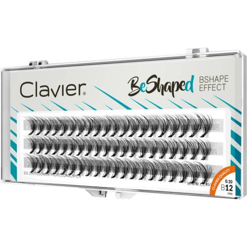 CLAVIER_BeShaped selyem pillangó szempilla csavar B finom volumen 10D 12mm 167948720 - Műszempilla