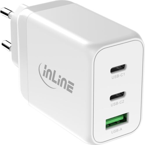 InLine 31506E mobiltelefon töltő Univerzális Fehér Váltakozó áram Gyorstöltés Beltéri