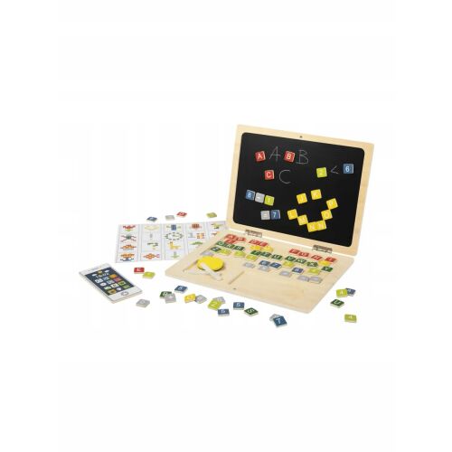 PLAYTIVE Fa Laptop 84 Darabos 3+ 168012277 - Kreatív játék és fejlesztő játék