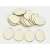 20 pack of 6cm wooden egg shapes, perfect for crafting and decorating