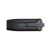 Verbatim Store 'n' Go V3 16GB USB 3.0 pendrive, fekete szürke visszahúzható csatlakozóval, felülnézet fehér háttéren, csatlakozó visszahúzva
