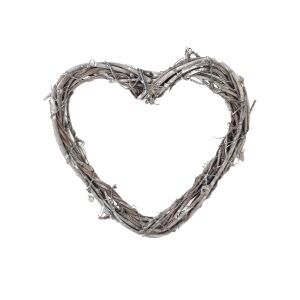 Szívkoszorú szürke 20cm