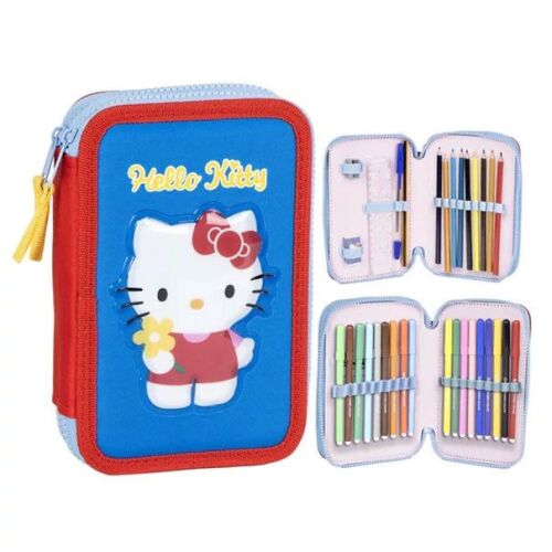 Hello kitty blue tolltartó töltött 2 emeletes