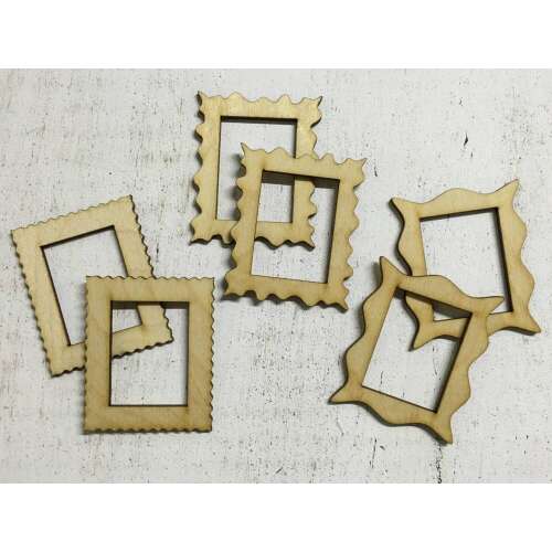 Natúr fa - Képkeret 3 stílusban  6db/csomag