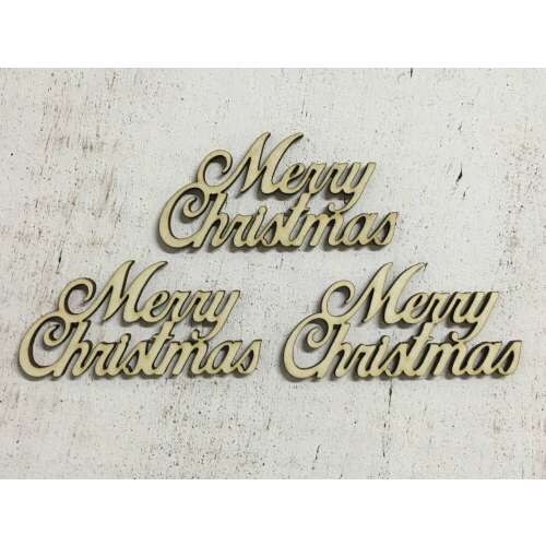 "Merry Christmas" inscripție 7,5cm 3dbuc/mpachet 45005954