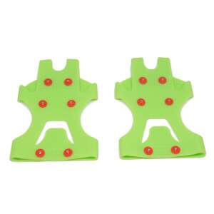 Két zöld csúszásgátló cipőtalp fém tüskékkel - Csúszásgátló cipőtalp