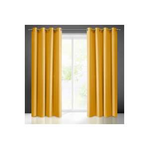 Rita egyszínű dekor függöny Mustársárga 140x250 cm 85755925 - Függöny