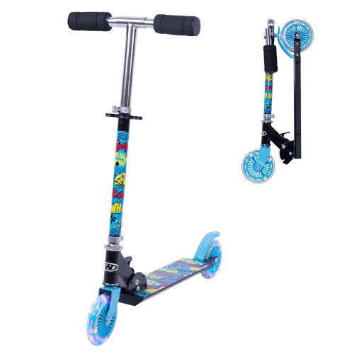 összecsukható roller worker plofi világító kerekekkel