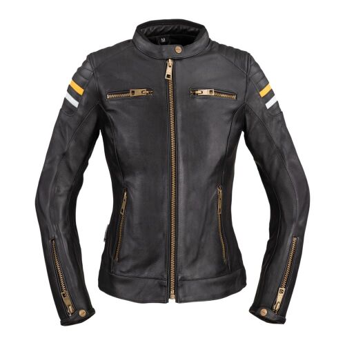 Női motoros bőrkabát w-tec stripe lady 168156277 - Motoros kabát