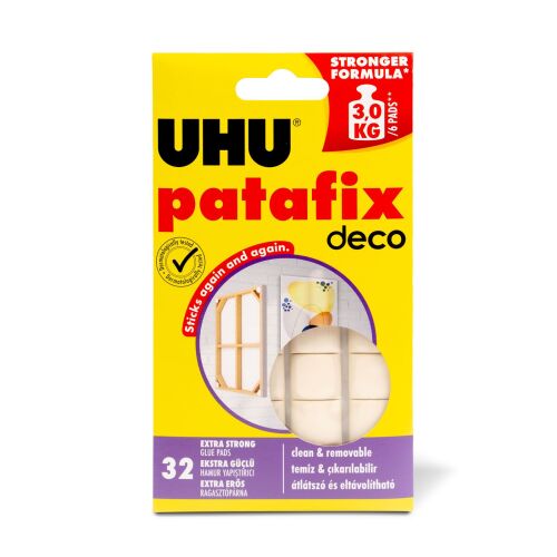 Patafix homedeco - fehér gyurmaragasztó - 32 db / csomag 168158110 - Gyurmaragasztó