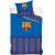 Barcelona FC ágynemű szett, 140x200 cm, kék és piros csíkos mintával