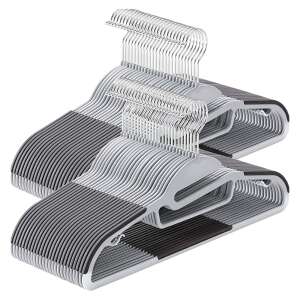 Umerase de haine antiderapante din plastic, set de 50 - Design interior