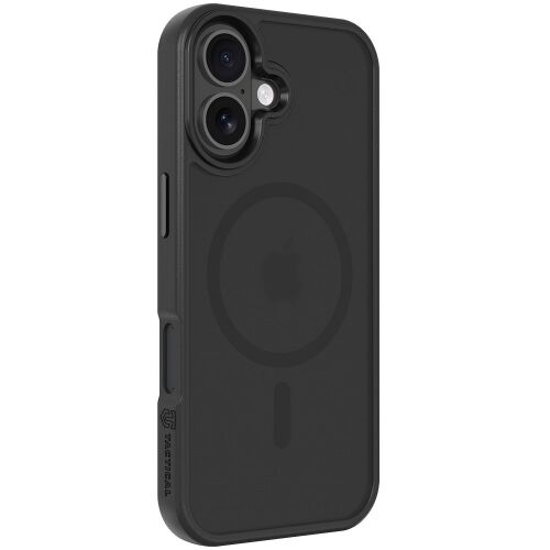 Apple iPhone 17, Műanyag hátlap védőtok + szilikon keret, közepesen ütésálló, Magsafe kompatibilis, Tactical MagForce Hyperstealth, áttetsző/szürke 168207878 - Tactical