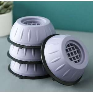 4 picioare anti-vibrații pentru mașina de spălat, gri - Accesorii pentru aparate de uz casnic mari