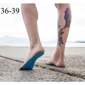 Protectie pentru picioare de plajă albastră pentru mărimi EU 36-39, antiderapante, confortabile, reutilizabile, pentru piscină, plajă și nisip fierbinte - Încălțăminte de apă