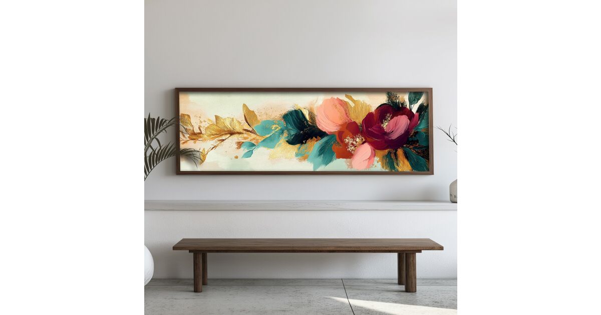 Wallity Decorative Framed MDF Painting Multicolor EMR021 168280179