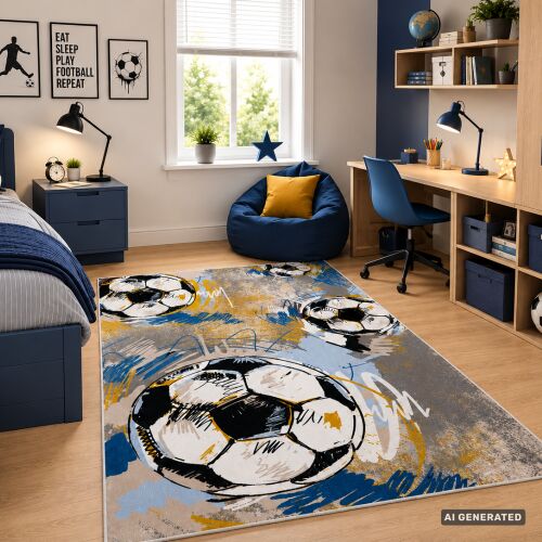 Conceptum Hypnose focilabdás csúszásmentes szőnyeg 120 x 180 cm 175130169 - Lakástextil