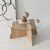 Hanah Home Dohányzóasztal Sapphire Oak Transparent Butterfly - Sapphire Oak, Transparent 168289613