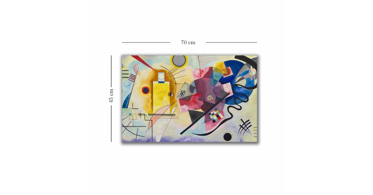 Wallity Decorative Canvas Painting Multicolor 4570KANDINSKY028 168291999