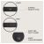 Wallity Decorative Metal Wall Clock Black Stripe Metal Wall Clock - APS103 168293227