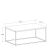 Hanah Home Coffee Table Walnut Shp-985-Oo-1 168293522