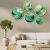 Wallity Dekoratív keretezett MDF kép (5 darabos) Többszínű Yats-50 168294824