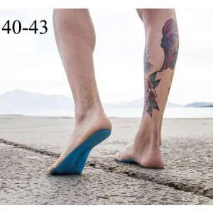 Kék strandtalp férfiaknak, EU 40-43 méret, csúszásmentes, kényelmes, úszómedence, strand és forró homok számára - Úszás felszerelés