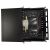 Lanview Patch Panel ODF száloptikai 1U LC 24 magos SM OS2, belső nézet szálkezeléssel és kábelekkel