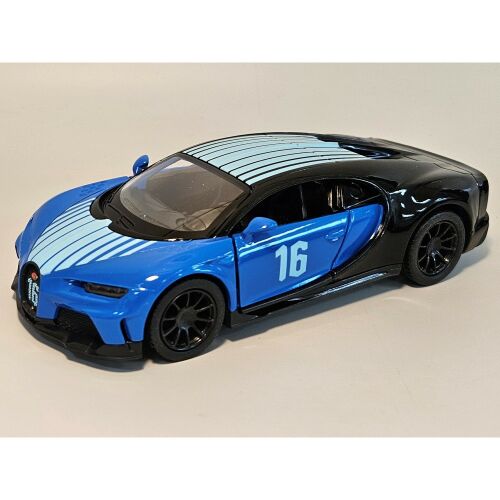 Bugatti Chiron Supersport mintás kék 168384825 - Játék autó