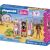 Playmobil Barbie 72124 Tengerparti divat játékszett doboza, Barbie, Renee és Teresa figurákkal, öltözővel és strandkiegészítőkkel, teljes termékcsomagolásban