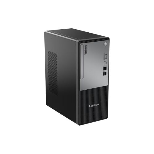 Lenovo ThinkCentre neo 30t G5 asztali számítógép elölnézet, fekete és ezüst burkolat - Asztali számítógép