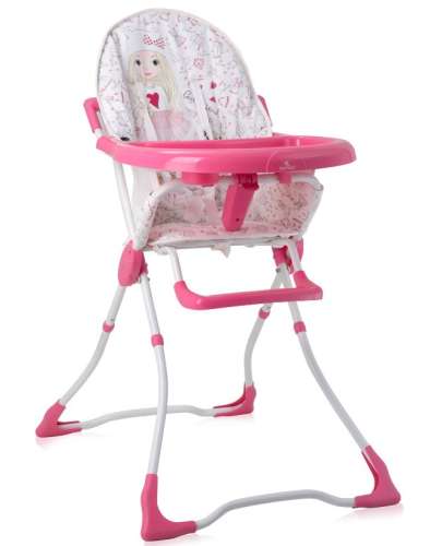 Lorelli Marcel fix Etetőszék - Kislány #rózsaszín-fehér 2019 30712363
