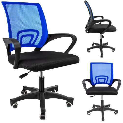 Jumi Scaun ergonomic de birou pivotant #blue-black
