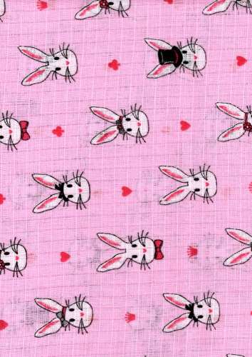 Textil pelenka 1db - Nyuszi #rózsaszín 30712416