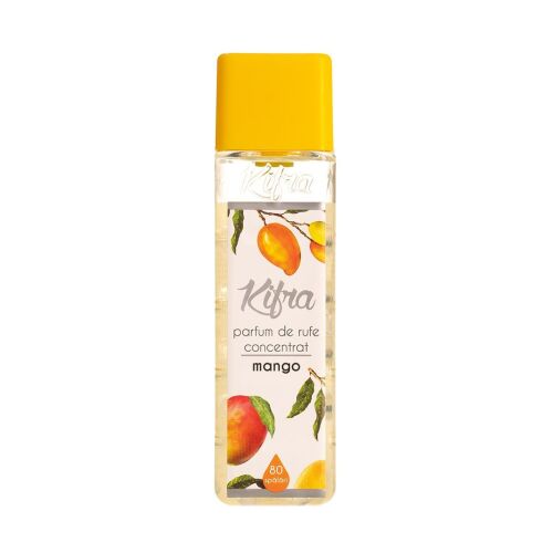 Kifra Rufe koncentrált mosóparfüm mangó illattal, 200 ml, akár 80 mosáshoz elegendő, hosszantartó friss ruhákhoz - Vasaló, gőzölő és vasalódeszka kiegészítő, Illatpárna és Mosóparfüm