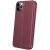 Apple iPhone 17 Pro, Oldalra nyíló tok, stand, Forcell Elegance, bordó 168512498
