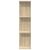 vidaXL Falpolc 2 db Sonoma Tölgy 25 x 15 x 100 cm Szerelt Fa 168562600